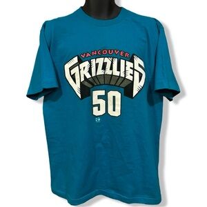 Vintage 90s Salem Sport Vancouver Grizzlies Bryant Reeves T-Shirt